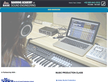 Tablet Screenshot of baseaudioclass.com